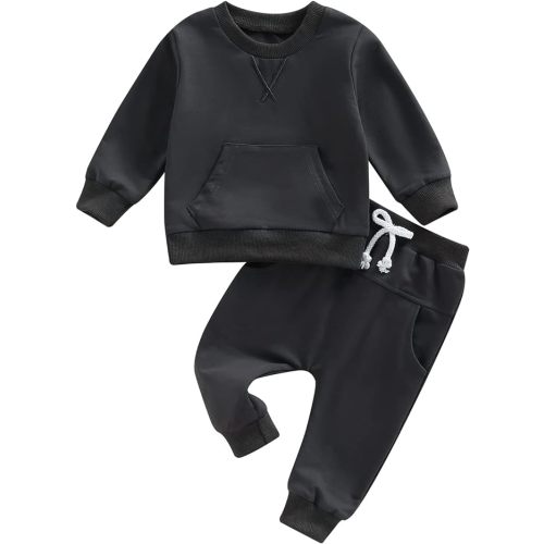 CIYCUIT Toddler Baby Boy Clothes Long Sleeve Sweatshirt Pants Set Fall Winter Outfits