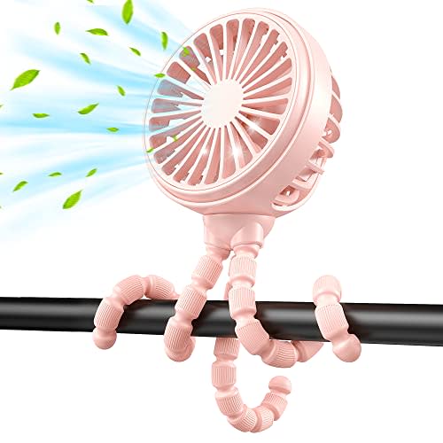 Portable stroller fan
