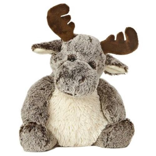 Aurora Medium Milo Moose Sweet & Softer Snuggly Stuffed Animal Brown 12"