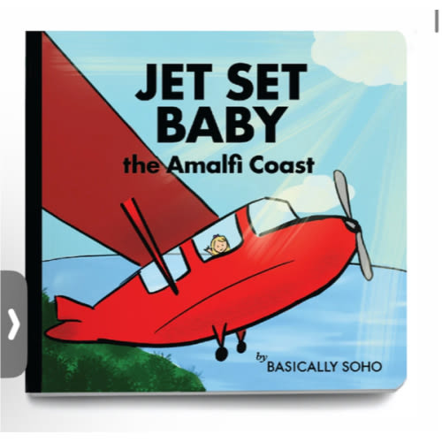 Basically Soho Jet Set Baby Book - Amalfi Coast - Children's Book