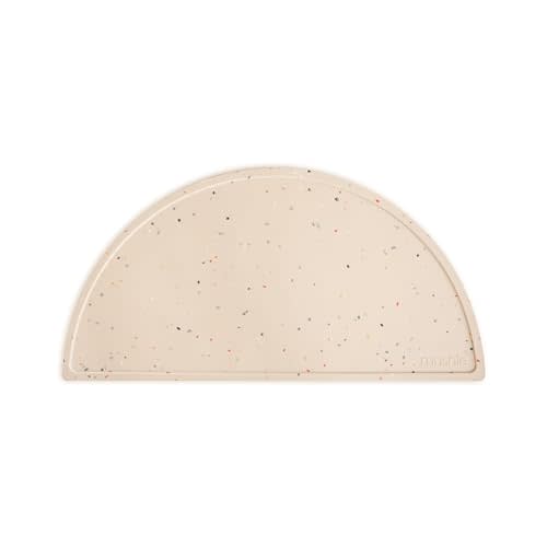 mushie Silicone Placemat for Kids | BPA-Free Non-Slip Design (Vanilla Confetti)