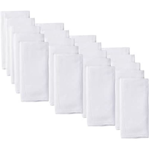 Gerber Unisex Baby Boys Girls Birdseye Prefold Cloth Diapers Multipack White 3-Ply 20 Pack