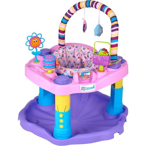 Evenflo Exersaucer Bouncing Activity Saucer, Sweet Tea Party