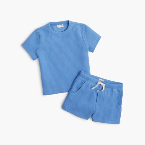 Baby & toddler boys' jacquard knit set