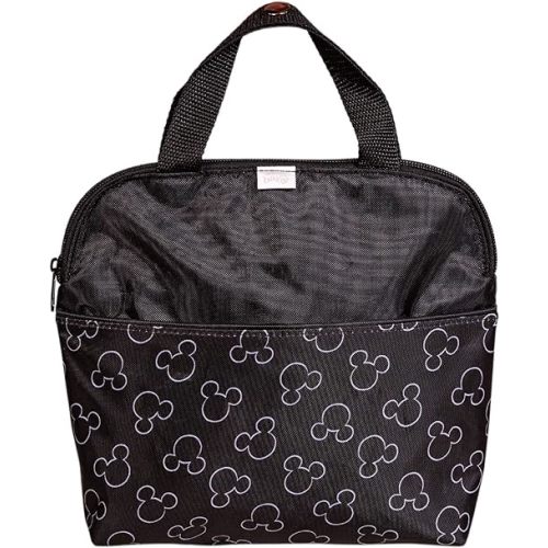 Disney Baby by J.L. Childress MaxiCOOL 4-Bottle Breastmilk Cooler, Baby Bottle Bag & Baby Food Bag - Breastmilk Cooler Bag for Travel - Mickey, Black