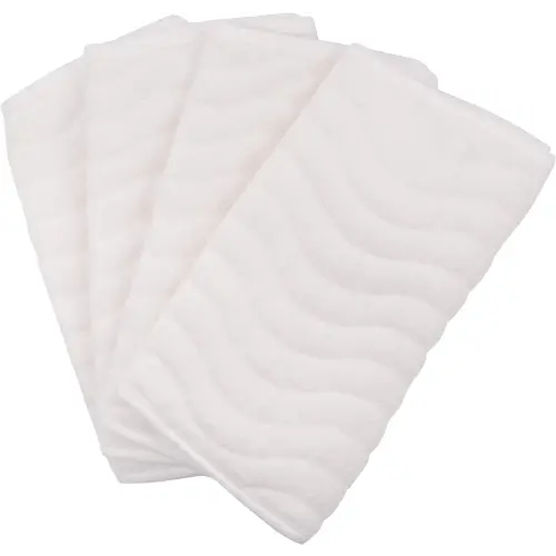 Ubbi Quilted Reusable Changing Pad Liners, Easy to Clean, Waterproof, 4 Count
