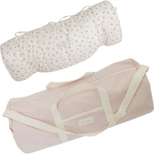 Nap Mat Set, Flower & Pink Bag - Bloomere | Maisonette