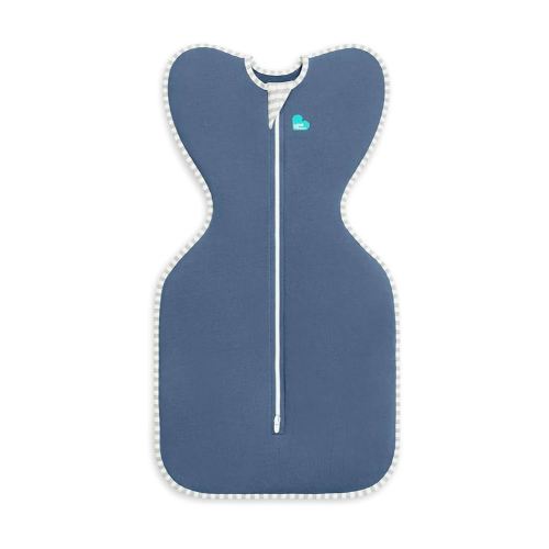 Love to Dream Swaddle UP, Baby Sleep Sack, Self-Soothing Swaddles for Newborns, Improves Sleep, Snug Fit Helps Calm Startle Reflex, New Born Essentials for Baby, 8-13lb, Denim