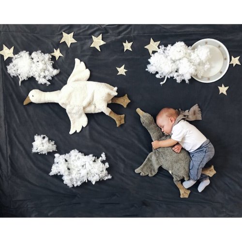 Cuddly animal Goose large | white | Y21024