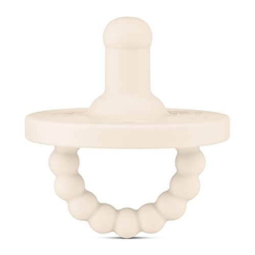 Ryan & Rose Cutie PAT Pacifier Teether (Stage 2, Ivory)