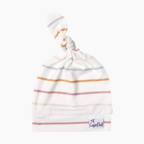 Copper Pearl Printed Top Knot Hat - Piper