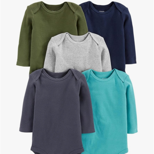 Simple Joys by Carter's Unisex Babies' Long-Sleeve Bodysuit