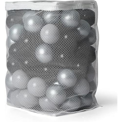 TRENDPLAY Plastic Balls for Ball Pits - Pack of 100 Hollow Balls- Safe and Exciting Playtime - Perfect for Toddler Baby Pools,Party,Festival Decoration
