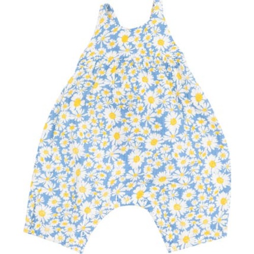 Tie Back Organic Cotton Romper, 3-6M