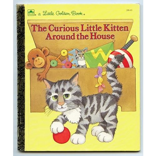 The Curious Little Kitten Around the House