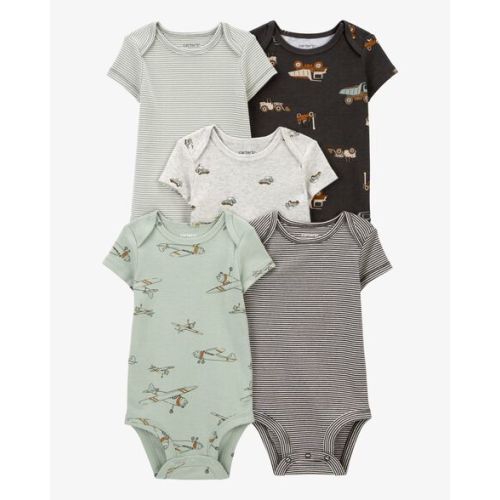 Baby 5-Pack Short-Sleeve Bodysuits - Carter's | Carter's