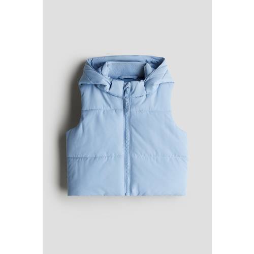 HOODED PUFFER VEST