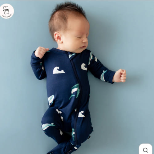 Zippered Footie in Humpback