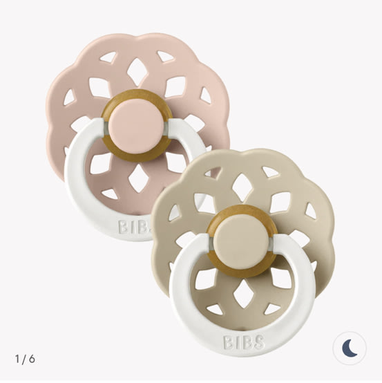 BIBS Boheme 2-Pack Blush Glow & Vanilla Glow | bibsworld.com – Bibsworld store US