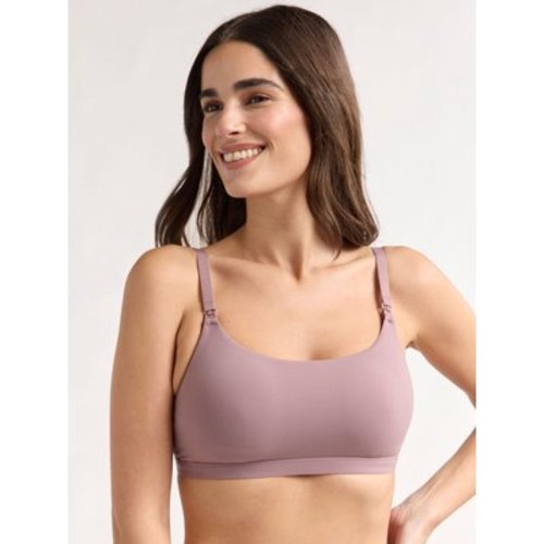Joyspun Women's Maternity Fit Stretch Nursing Bralette, Sizes S-3XL