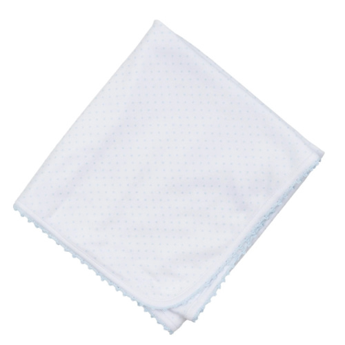 Little Love Receiving Blanket - Light Blue