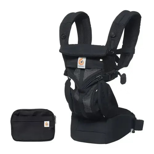 Onyx Black Mesh Omni Classic Baby Front Carrier | Ergobaby