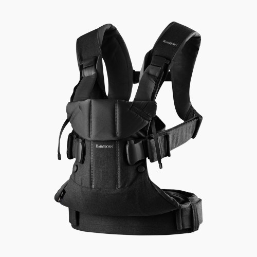 BabyBjörn Baby Carrier One - Black Cotton