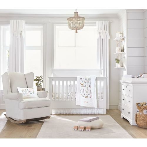 Evelyn Linen-Blend Bow Valance Blackout Curtain