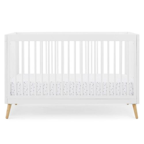 Delta Children Jordan 4-in-1 Convertible Crib, Color: Bianca White
