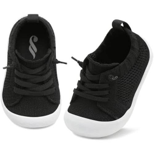 JIASUQI Baby Shoes for Toddler Boys Girls Sneakers Slip on Walking Shoes for Babies