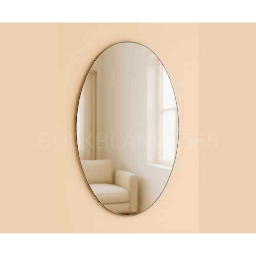 Oval Mirror Cutout – 1/8” Acrylic Mirror | Modern Minimalist Wall Accent| Minimalist Aesthetic Room Decor
