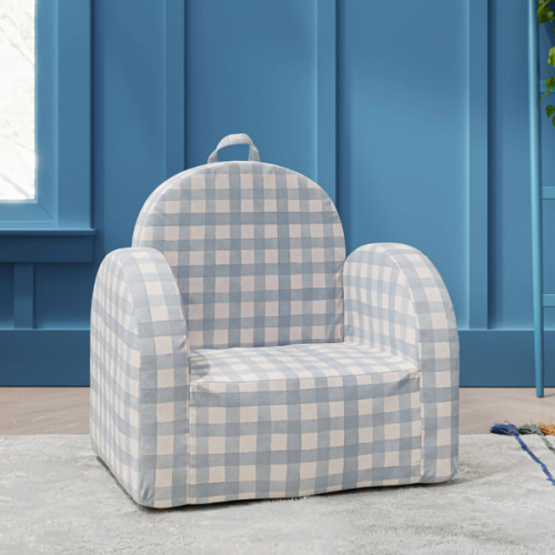 The Hop Mini Chair in Bluejay Gingham | Nestig