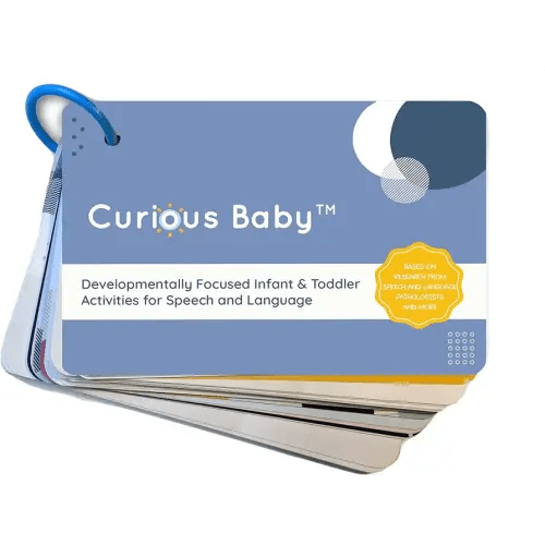 Curious Baby™ Speech & Language Development Cards (0–36 Months) | 26+ Research-Based Activities for Babies & Toddlers