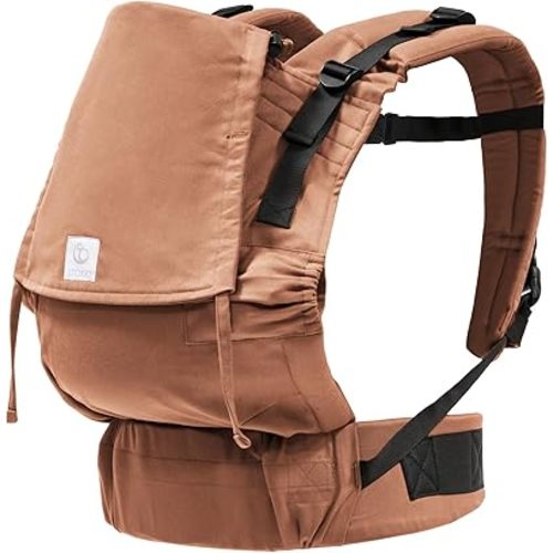 Stokke Limas Carrier Flex, Terracotta (OCS) - Full-Buckle Baby Carrier - Three Carrying Options - Safe for Babies from 1 Month/8.8 lbs to 44.1 lbs