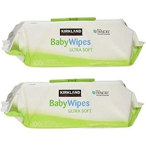 Kirkland Signature Baby Wipes, 2 Pack (100 Wipes/Pack)