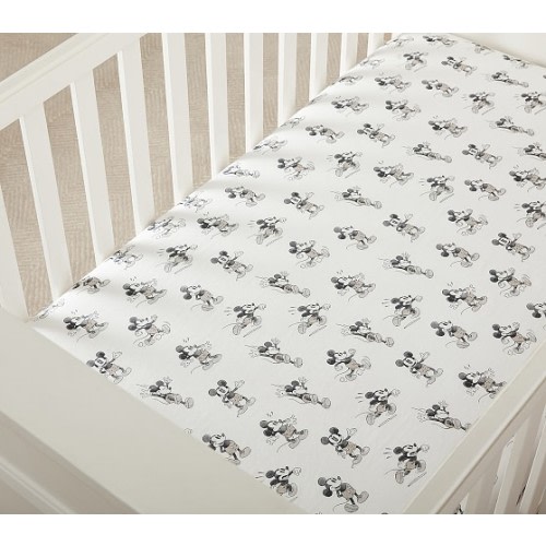Disney Mickey Mouse Organic Crib Fitted Sheet