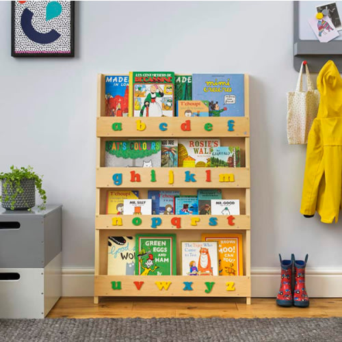 Tidy Books Bookshelf with Alphabet