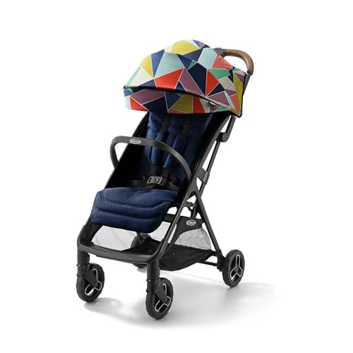 Graco® Ready2Jet Compact Stroller – Compact Travel Stroller with Automatic Fold Geo Pop