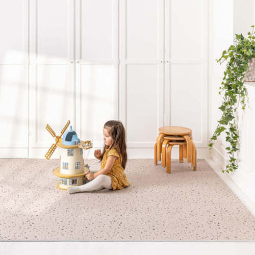 Kids Play Mat - Non-Toxic Foam - Terrazzo Moonstone | Copenhagen Kid