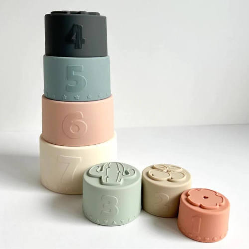 Montessori Baby Stacking Cups - Educational Play from Day One!