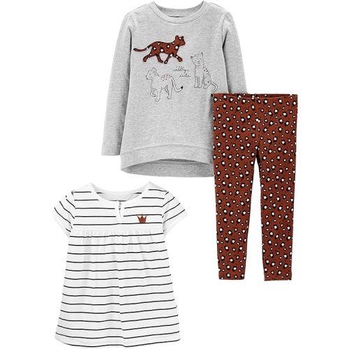 Simple Joys by Carter's baby-girls 3-piece Playwear Set