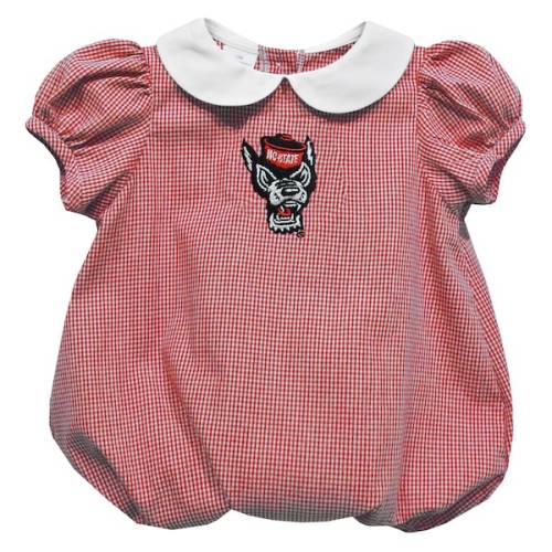 NC State Wolfpack Vive La Fete Girls Infant Puffy Bubble Dress - Red