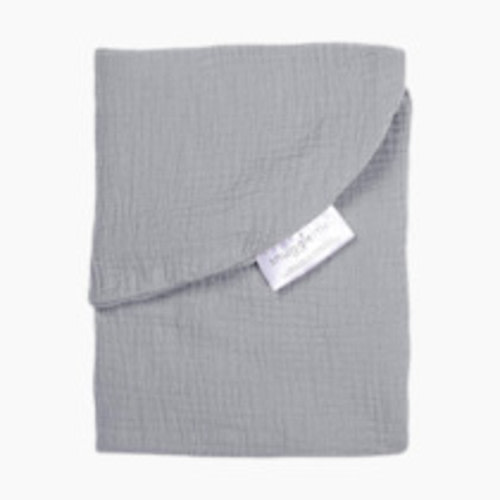Snuggle Me Organic Lounger Curve Muslin Cover - Stone