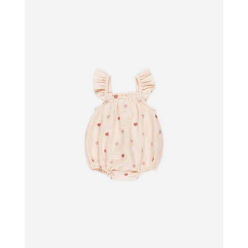 Bonnie Romper || Heart Embroidery