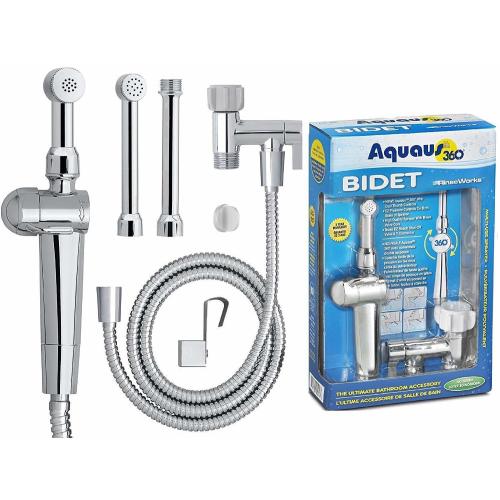 Aquaus Chrome Toilet Mounted Diaper Sprayer ADST-360 at Lowes.com