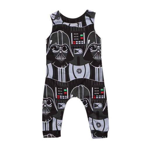 Pudcoco Newborn Infant Kids Baby Boys Star Wars Romper Bodysuit Clothes Set