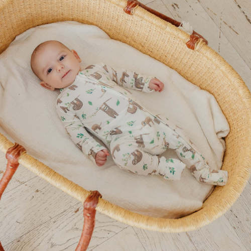 Convertible Zip-Up Footie - Noah