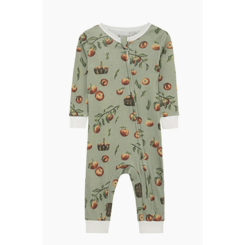 Apple Orchard Organic Cotton Zipper Pajama