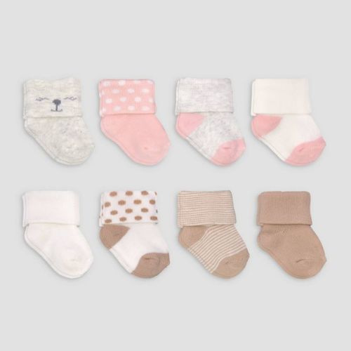 Carter's Just One You® 8pk Baby Girls' Alt Terry Socks