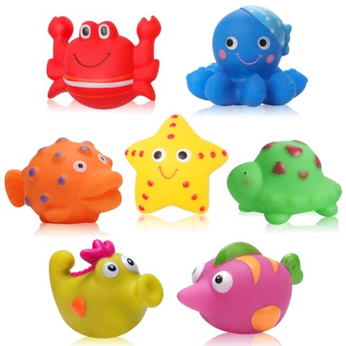 Mold Free Baby Bath Toys for Kids Ages 1-3,No Hole No Mold Sea Animal  Bathtub Toys for Infants 6 - 12- 18 Months, Shower Toys Bath Toys for  Toddlers